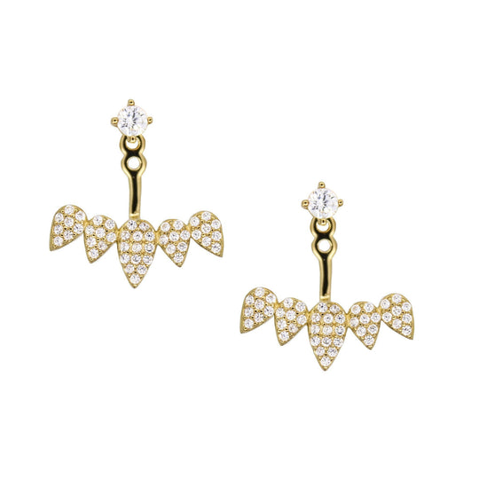 Rachael Ryen - Petal Ear Jackets - Gold