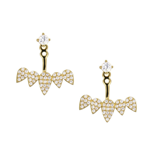 Petal Ear Jackets - Gold