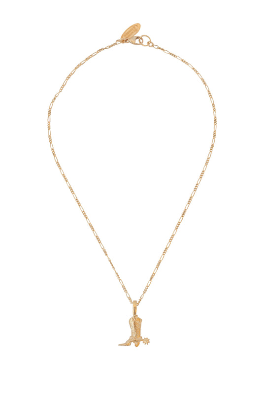 The Cowgirl Cutie Necklace in Gold