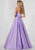 Tiffany Homecoming - 46120 Strapless Sweetheart Satin Ballgown In Purple