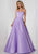 Tiffany Homecoming - 46120 Strapless Sweetheart Satin Ballgown In Purple