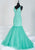 Tiffany Homecoming - 46124 Sleeveless Pearl Adorned Tulle Trumpet Gown In Green