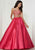 Tiffany Homecoming - 46127 Strapless Bedazzled Sweetheart Mikado Ballgown In Red