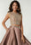 Tiffany Homecoming - 46136 Embellished Two-Piece Mikado Ballgown In Brown