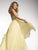Tiffany Homecoming - 16026 Beaded Haltered Silky Chiffon Gown In Yellow