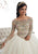 Quinceanera Collection - 26875 Beaded Long Sleeves Ballgown