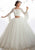 Quinceanera Collection - 26876 Two Piece Lace Bell Sleeves Ballgown