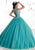Fiesta Gowns - 56329 Beaded Cap Sleeve Tulle Ballgown