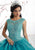 Fiesta Gowns - 56329 Beaded Cap Sleeve Tulle Ballgown