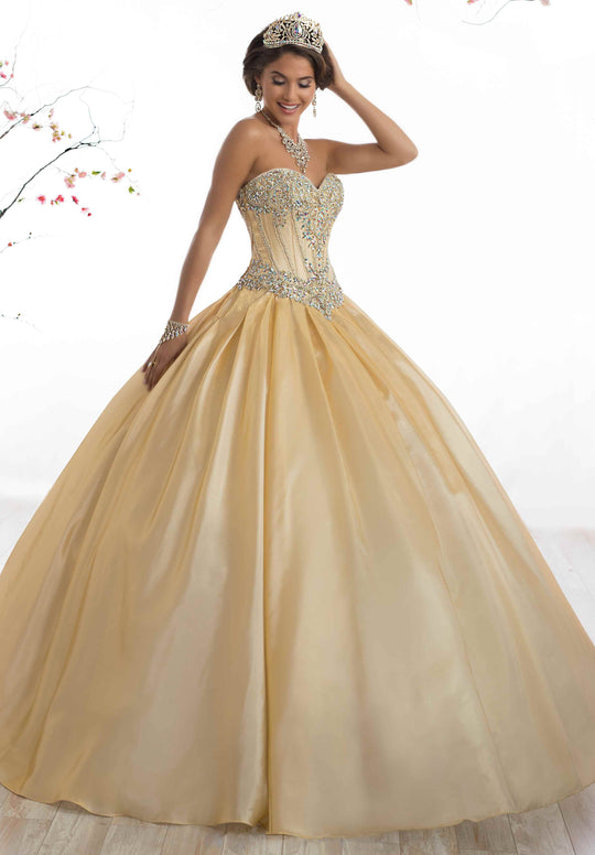 Fiesta Gowns - 56331 Strapless Beaded Sweetheart Ballgown