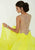 Tiffany Homecoming - Fit and Flare Dress with Bead Accented Collar 16154 In Yellow
