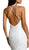 Tinaholy Couture - T1892 Floral Lace Halter Evening Dress with Slit