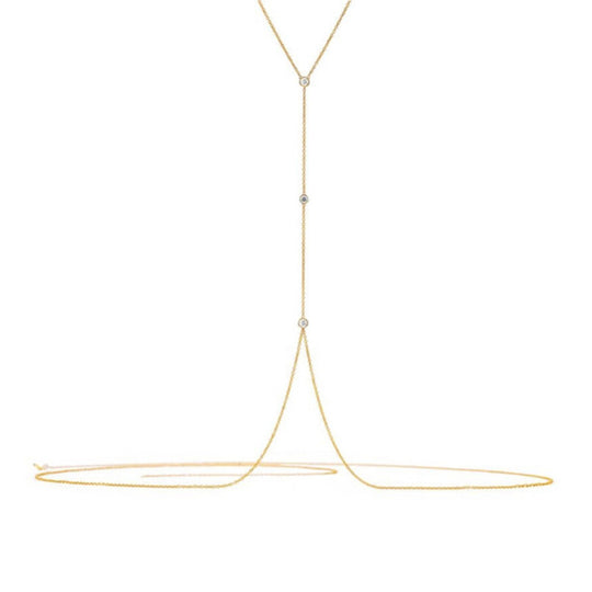 Logan Hollowell - Tri-Star Diamond Bezel Body Chain