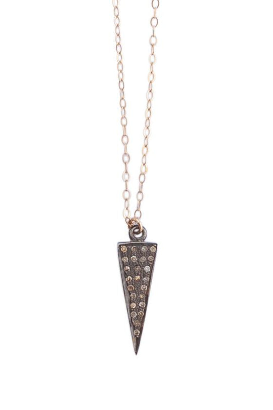 Triangle Diamond Necklace