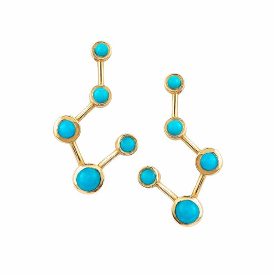 Big Dipper Turquoise Constellation Earrings *Limited Edition*