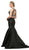 Cinderella Divine - 84267 Two Piece Beaded Mermaid Dress In Black