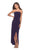 La Femme - 28204 Strapless Jersey Sheath Dress With Slit