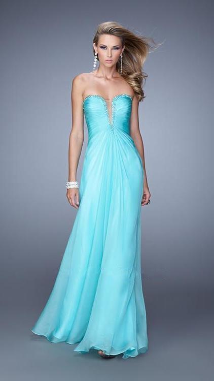 La Femme - 20930 Prom Dress in Blue