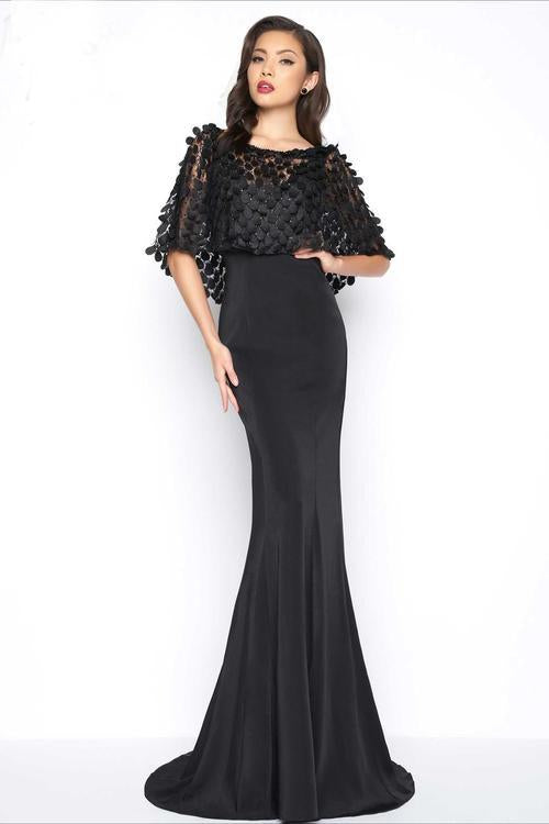 Mac Duggal - Black White Red Style 20064R