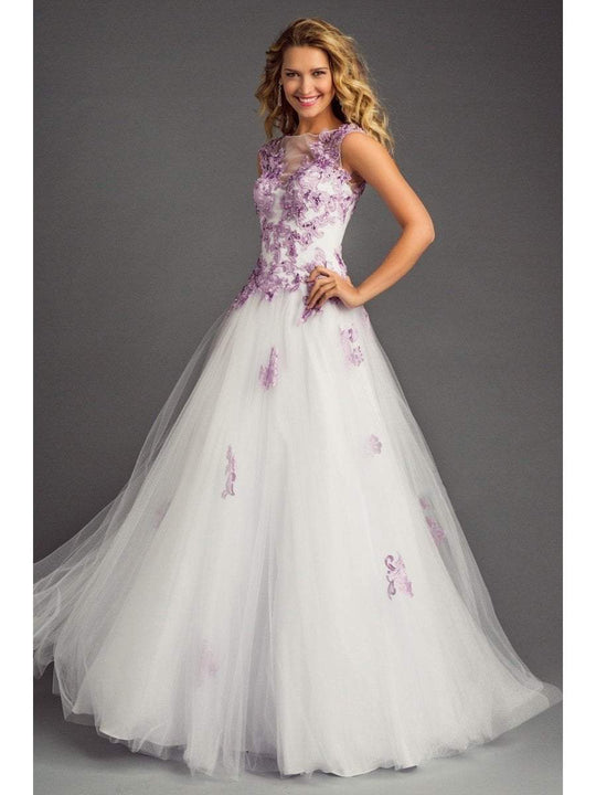 Alyce Paris - 6362 Prom Dress in White Lilac