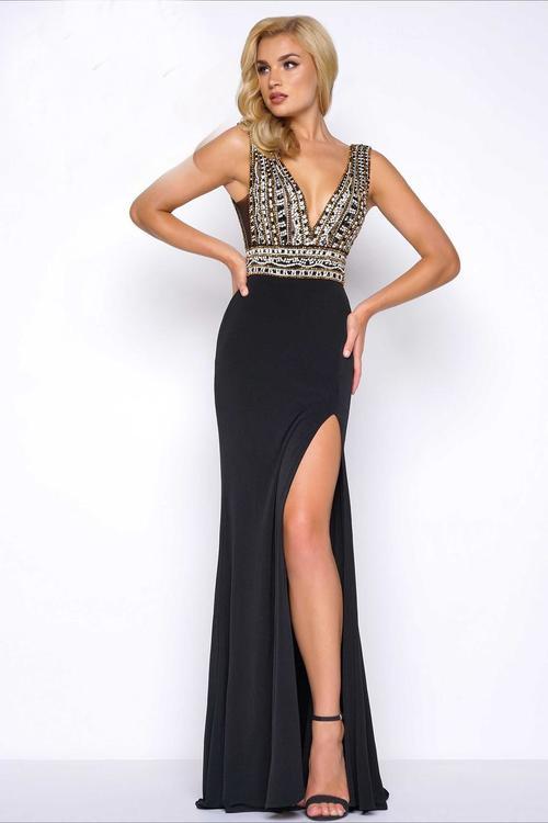 Mac Duggal - Prom Style 50394M in Black