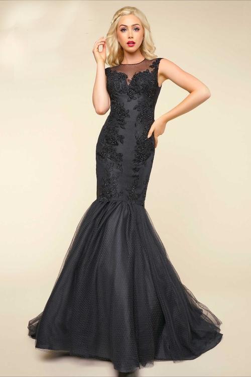 Mac Duggal - Ball Gowns Style 65798H in Black