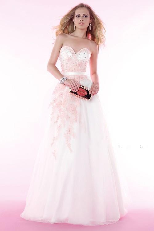 Alyce Paris - 6423 Prom Dress in White Coral