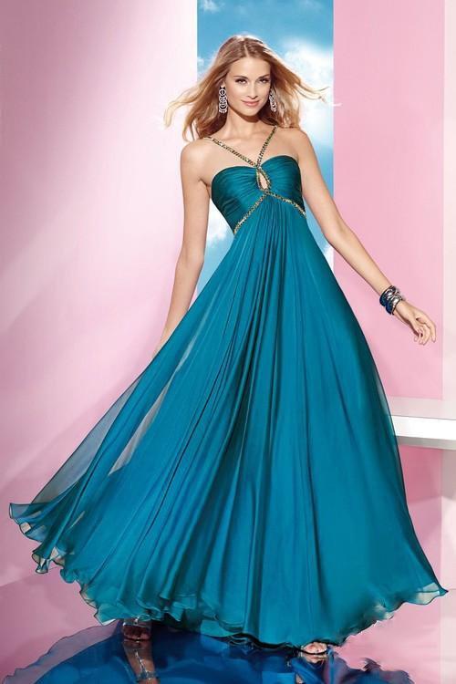 Alyce Paris B'Dazzle - 35606 Dress in Peacock-Blue