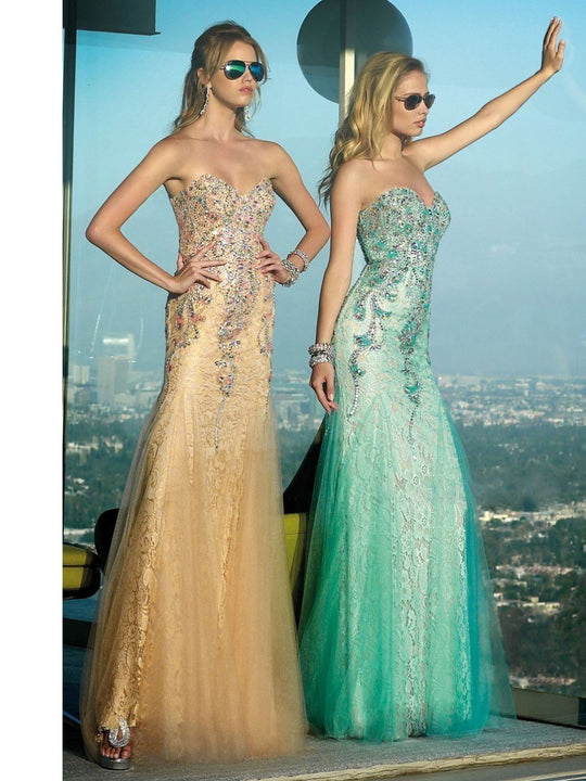 Alyce Paris - 6390 Prom Dress in Mint