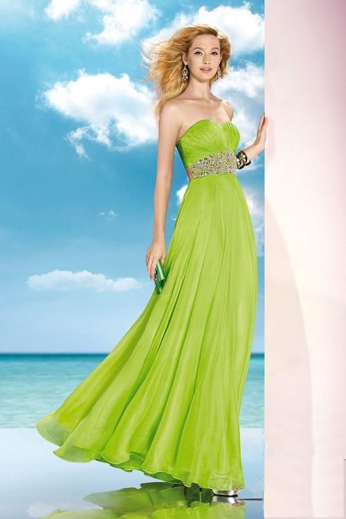 Alyce Paris B'Dazzle - 35590 Dress in Lime