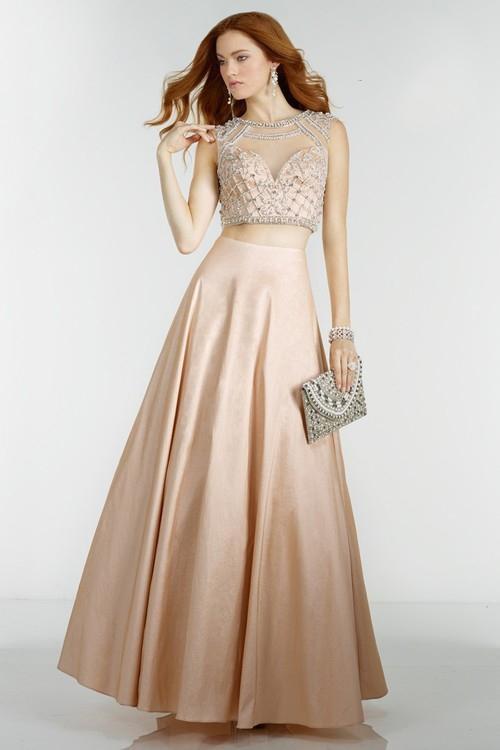 Alyce Paris - 6613 Prom Dress in Almond Pearl