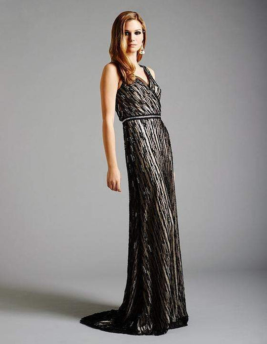 Lara Dresses - 8126 in Black/Nude