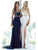 Alyce Paris - 6361 Prom Dress in Navy Gold