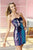 Alyce Paris - Homecoming - 4368 Dress in Royal Blue Turquoise Silver