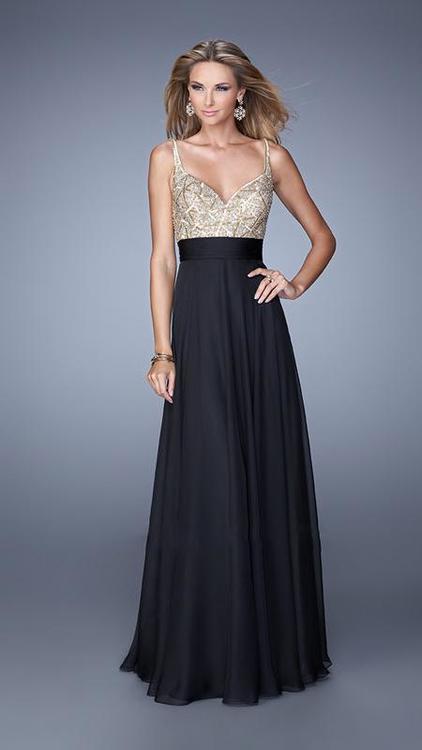 La Femme - Prom Dress 20932 in Black