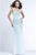 Sparkling Sweetheart Chiffon Dress Thick Shoulder and Back Straps S7380