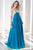 Alyce Paris B'Dazzle - 35695 Dress in Teal-Blue