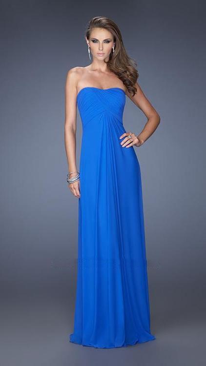 La Femme - Prom Dress 19975 in Blue