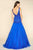Mac Duggal - Ball Gowns Style 65809H in Blue