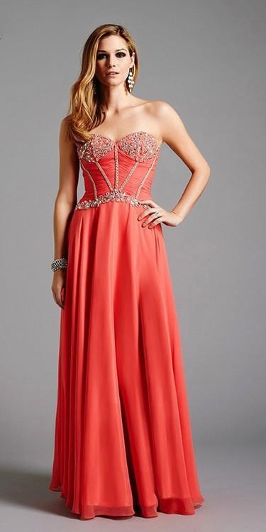 Lara Dresses - 21946 in Orange