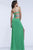 Embellished Sweetheart Chiffon Long Evening Gown with Asymmetical Cut-out 7350