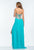 Terani Couture - 151P0036A Sequin Embellished Sweetheart Gown in Blue and Neutral