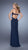 La Femme 21235 Strapless Sweetheart Fitted Evening Gown in Blue