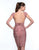 Terani Couture - 151C0235A Peplum Cap Sleeve Bandage Dress in Pink