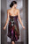 Alyce Paris - 4304 Strapless Sweetheart Sequined High-Low Cocktail Dress - 1 Pc. Red/Gold/Fuchsia in size 4 Available