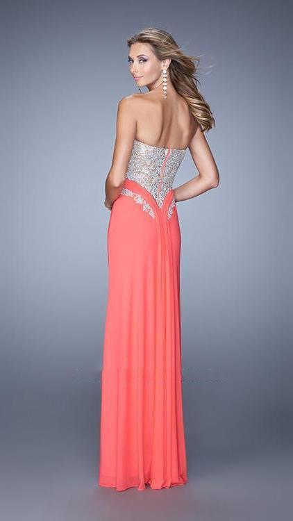 La Femme - 21256 Prom Dress in Pink
