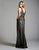 Lara Dresses - 8126 in Black/Nude