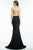 Alyce Paris B'Dazzle - 442484 Long Dress in Black Ivory Pearl