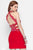 Alyce Paris B'Dazzle - 46520 Short Dress in Raspberry