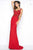 Mac Duggal - Black White Red Style 62707R